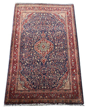 4x7 Authentic Hand-knotted Persian Jozan Rug - Iran - bestrugplace