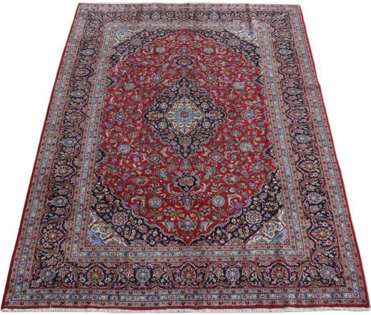 9x12 Authentic Hand-knotted Persian Signed Kashan Rug - Iran - bestrugplace