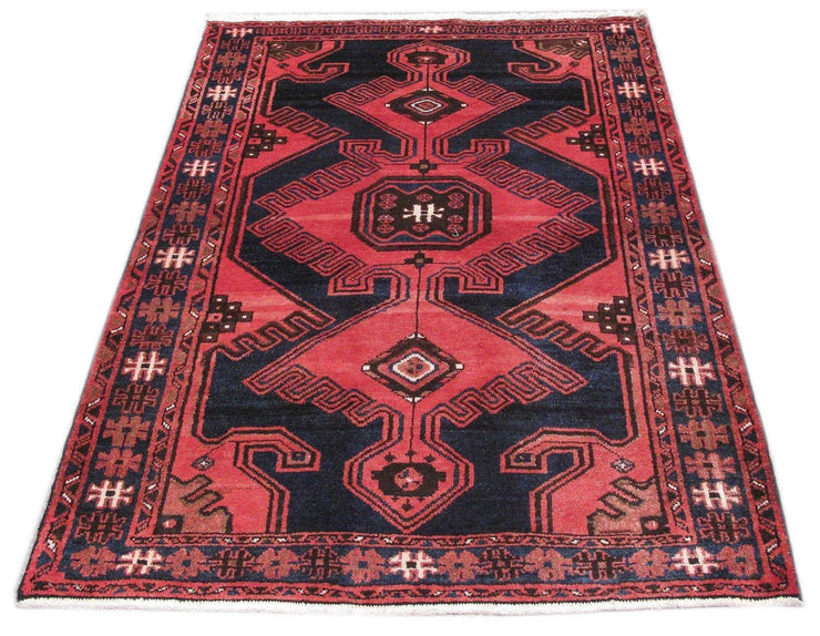 Luxurious 4x6 Authentic Hand-knotted Persian Hamadan Rug - Iran - bestrugplace