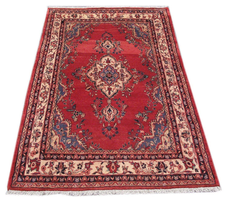 Luxurious 4x7 Authentic Hand-knotted Persian Hamadan Rug - Iran - bestrugplace