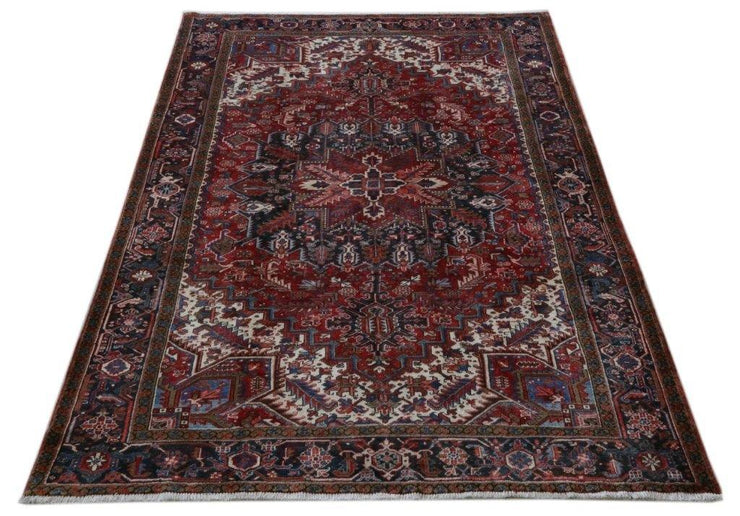 8x11 Authentic Hand-knotted Persian Heriz Rug - Iran - bestrugplace