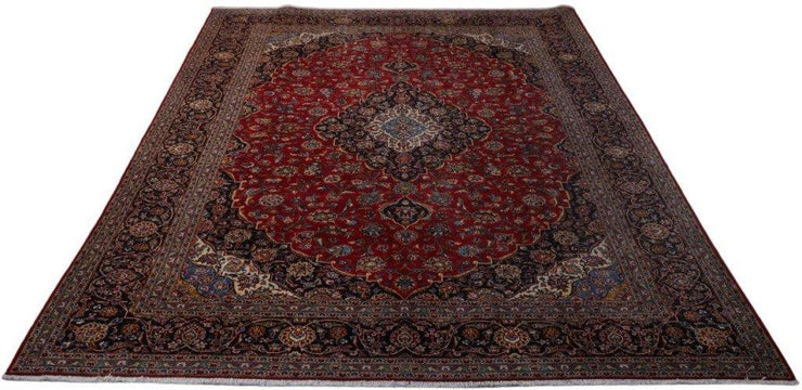 10x14 Authentic Hand-knotted Persian Signed Kashan Rug - Iran - bestrugplace