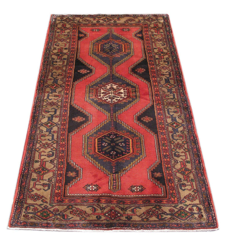 Luxurious 4x7 Authentic Hand-knotted Persian Hamadan Rug - Iran - bestrugplace