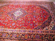 10x13 Authentic Hand Knotted Persian Kashan Rug - Iran - bestrugplace