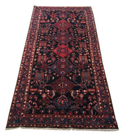 4x10 Authentic Hand-knotted Persian Hamadan Rug - Iran - bestrugplace