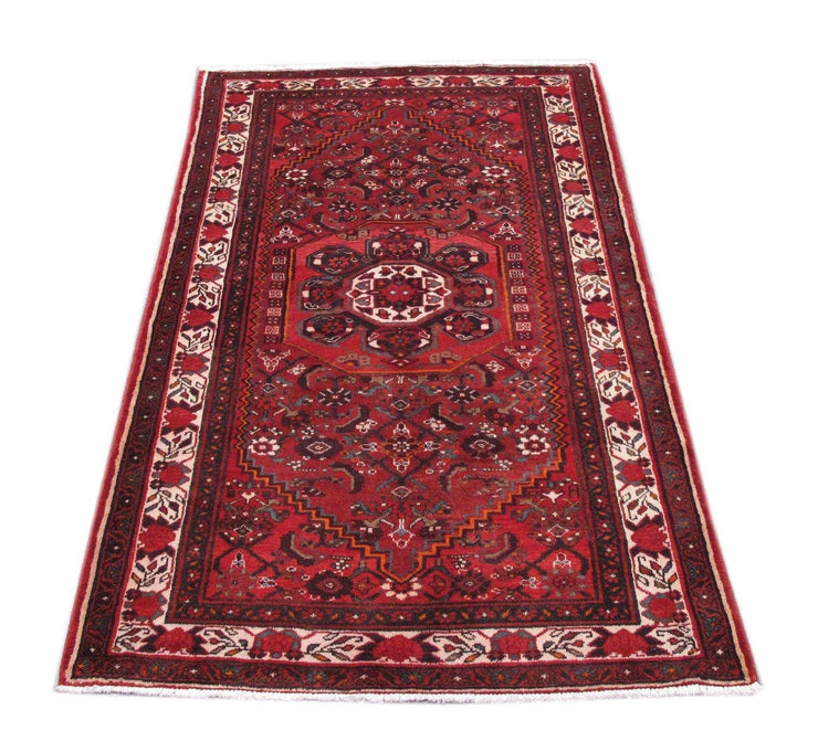 Luxurious 4x7 Authentic Hand-knotted Persian Hamadan Rug - Iran - bestrugplace