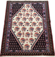 4x5 Authentic Hand-knotted Persian Hamadan Rug - Iran - bestrugplace