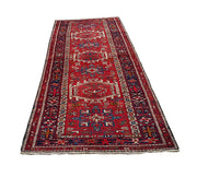 3' x 11' Red Persian Hamadan Rug