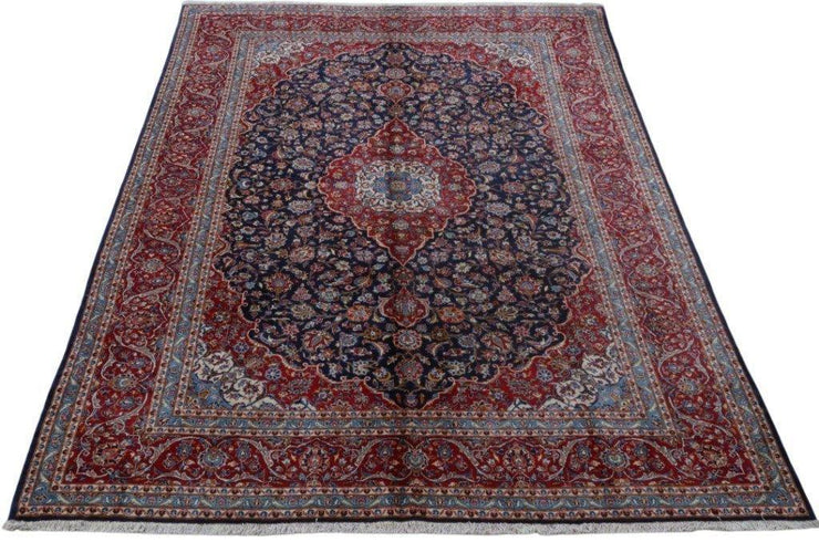 10x13 Authentic Hand-knotted Persian Signed Kashan Rug - Iran - bestrugplace