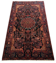 5x9 Authentic Hand-knotted Persian Hamadan Rug - Iran - bestrugplace