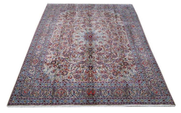 10x14 Authentic Hand-knotted Persian Signed Mashad Rug - Iran - bestrugplace