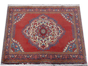 3' x 2' Red Persian Roodbar Rug