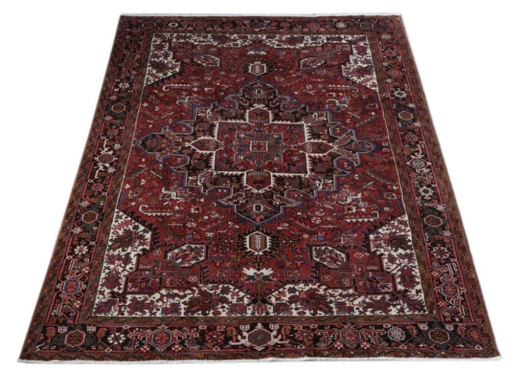 9x11 Authentic Hand-knotted Persian Heriz Rug - Iran - bestrugplace