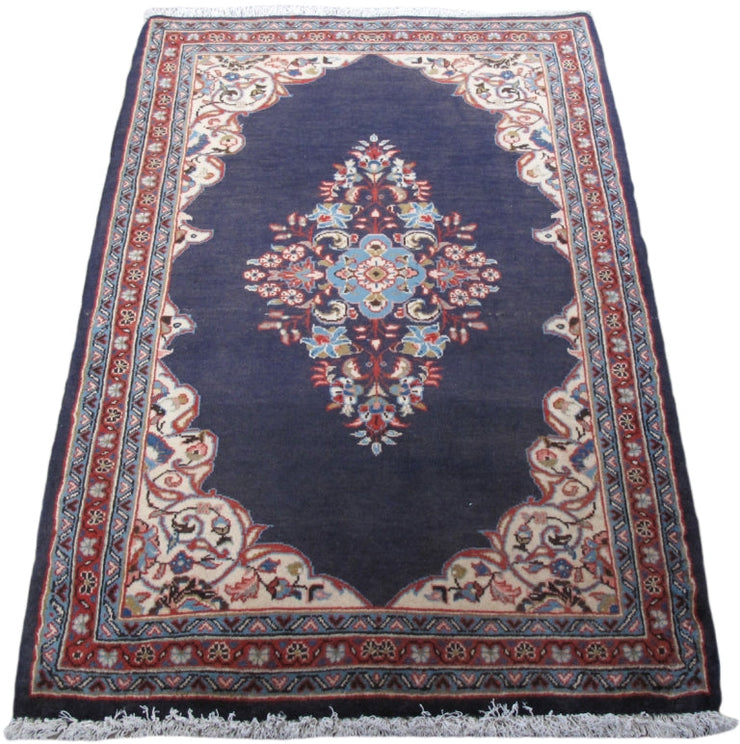 3' x 4' Eggplant Purple Persian Sarouk Rug