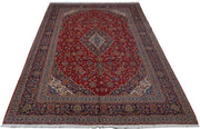 10x14 Classic Persian Signed Kashan Rug - Iran 81327 - bestrugplace