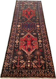 3x10 Authentic Hand-knotted Persian Hamadan Rug - Iran - bestrugplace