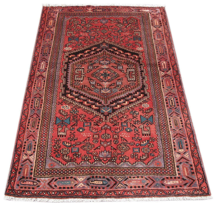 Luxurious 4x7 Authentic Hand-knotted Persian Hamadan Rug - Iran - bestrugplace