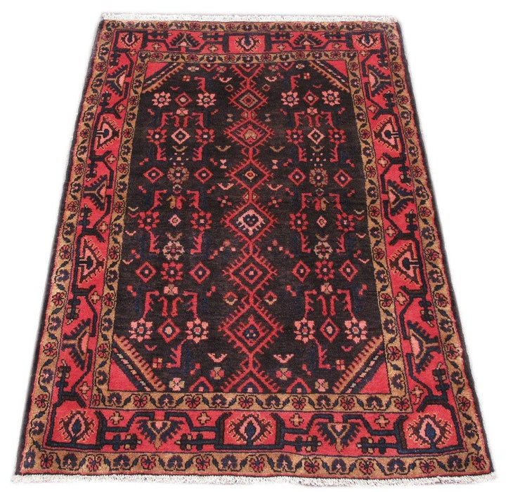 Luxurious 4x6 Authentic Hand-knotted Persian Hamadan Rug - Iran - bestrugplace