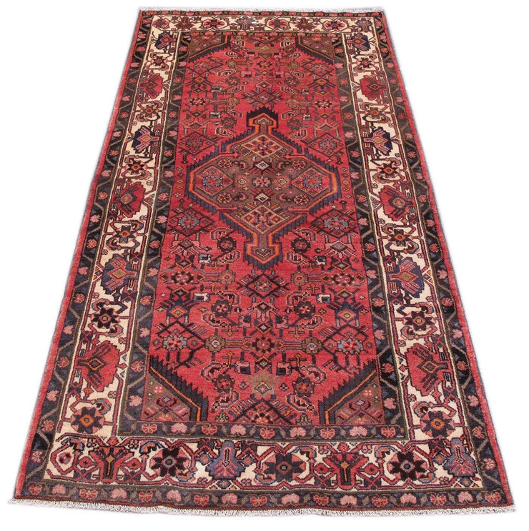 Luxurious 4x8 Authentic Hand-knotted Persian Hamadan Rug - Iran - bestrugplace