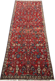 4x10 Authentic Hand-knotted Persian Mahalat Rug - Iran - bestrugplace