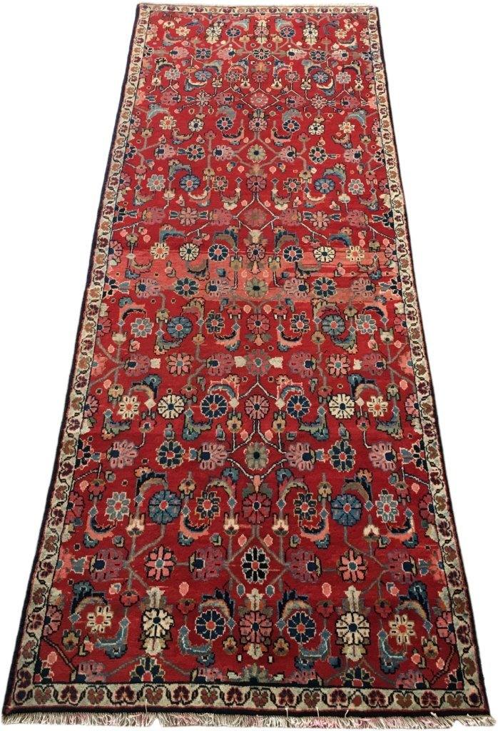 4x10 Authentic Hand-knotted Persian Mahalat Rug - Iran - bestrugplace