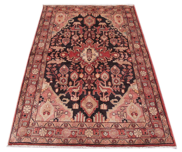 Luxurious 4x7 Authentic Hand-knotted Persian Hamadan Rug - Iran - bestrugplace