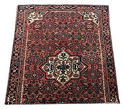 4.7 x 4.7 SQUARE Persian Hamadan Bijar Rug - Iran - bestrugplace