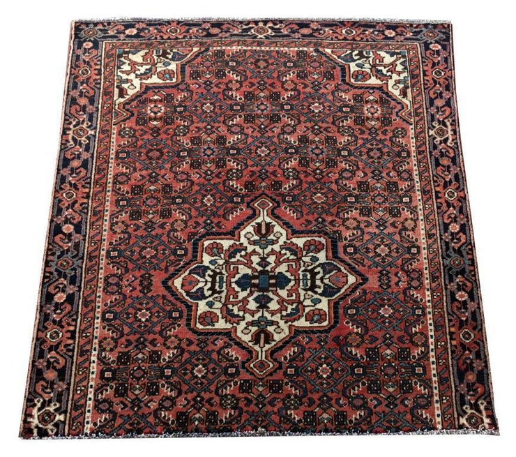 4.7 x 4.7 SQUARE Persian Hamadan Bijar Rug - Iran - bestrugplace