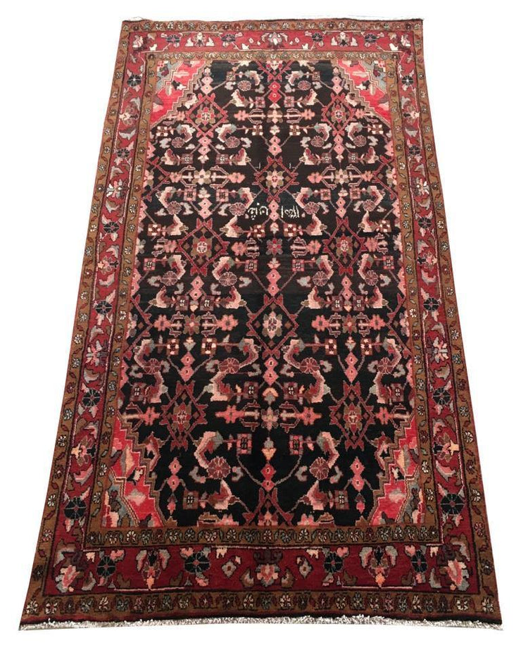 5x9 Authentic Hand-knotted Persian Hamadan Rug - Iran - bestrugplace