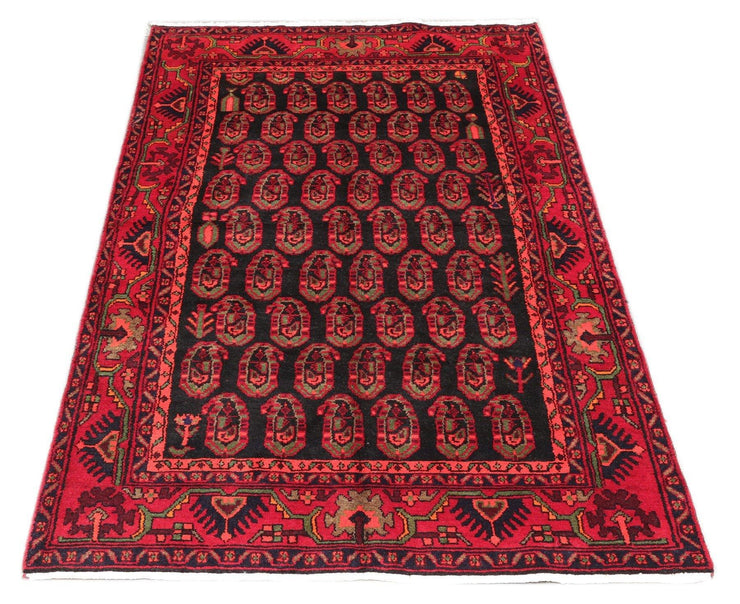 Luxurious 5x7 Authentic Hand-knotted Persian Hamadan Rug - Iran - bestrugplace