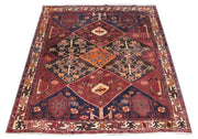 Luxurious 5x6 Authentic Hand-knotted Persian Hamadan Rug - Iran - bestrugplace