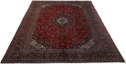 10x13 Authentic Hand-knotted Persian Signed Kashan Rug - Iran - bestrugplace