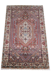 3' x 4' Red Persian Zanjan Rug