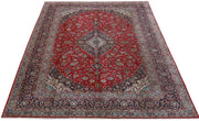 10x13 Authentic Hand-knotted Persian Signed Kashan Rug - Iran - bestrugplace