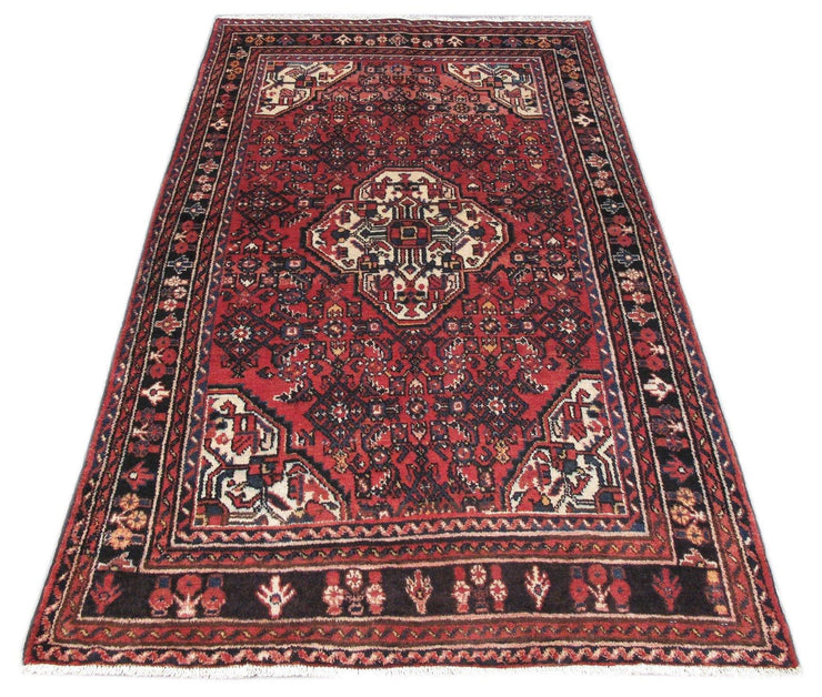 Luxurious 4x7 Authentic Hand-knotted Persian Hamadan Rug - Iran - bestrugplace