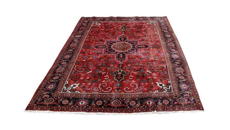 8x11 Authentic Hand Knotted Persian Heriz Rug - Iran - bestrugplace