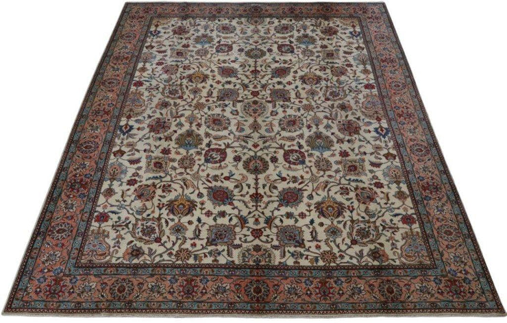 12x15  Persian Signed Tabriz Rug - Iran 82236 - bestrugplace