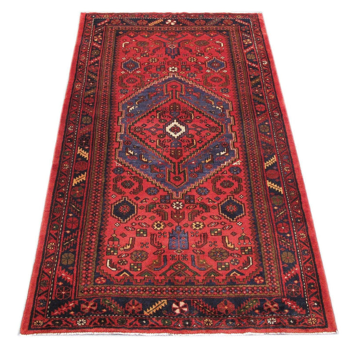 Luxurious 4x7 Authentic Hand-knotted Persian Hamadan Rug - Iran - bestrugplace