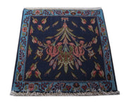 2' x 3' Navy Blue Persian Sirjan Rug