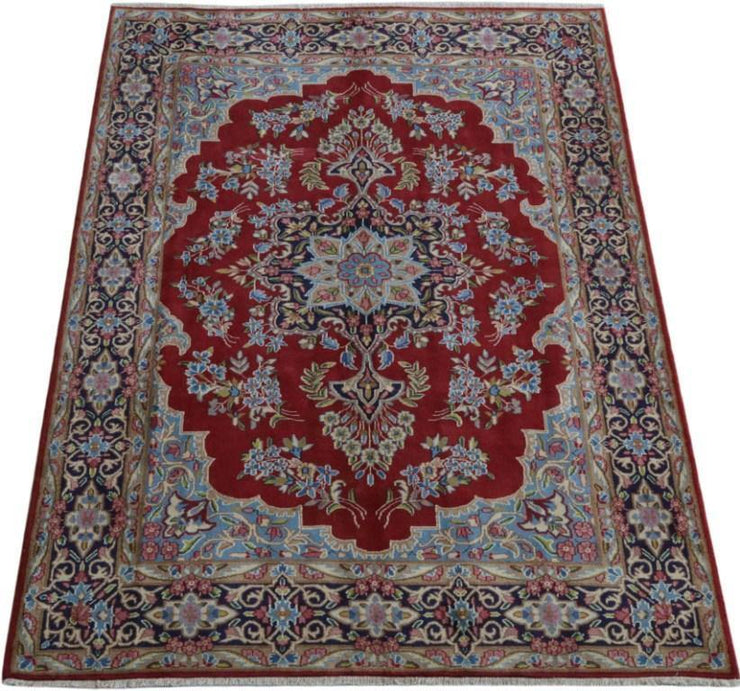 7x10 Authentic Hand-knotted Persian Kerman Rug - Iran - bestrugplace