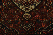 4x9 Authentic Hand-knotted Semi-Antique Persian Hamadan - Rug - bestrugplace