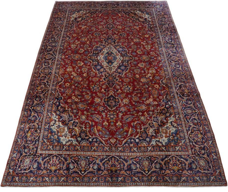 10x16 Authentic Hand-knotted Persian Kashan Rug - Iran - bestrugplace