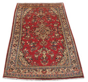 Luxurious 5x7 Authentic Hand-knotted Persian Hamadan Rug - Iran - bestrugplace