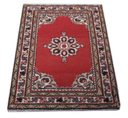 2' x 3' Red Persian Hamadan Rug