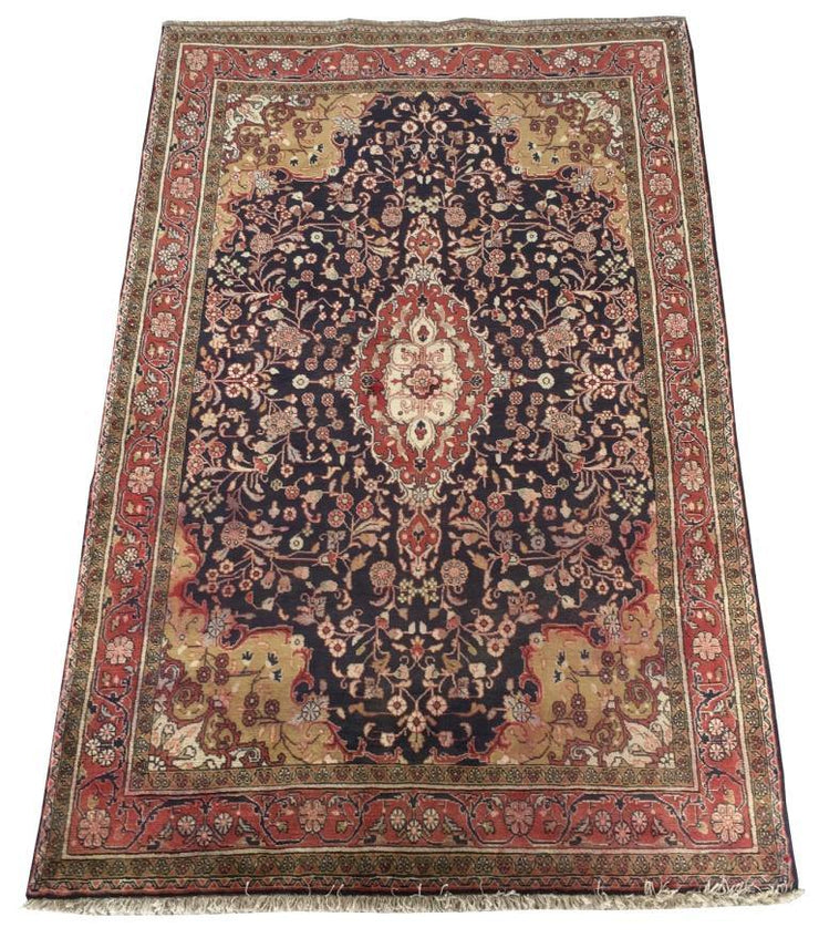 5x7 Authentic Hand-knotted Persian Jozan Rug - Iran - bestrugplace