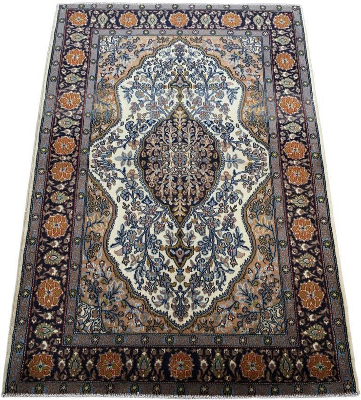 4x5 Authentic Hand-knotted Persian Shahreza Rug - Iran - bestrugplace