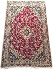 3x4 Authentic Hand-knotted Persian Wool&Silk Nain Rug - Iran - bestrugplace