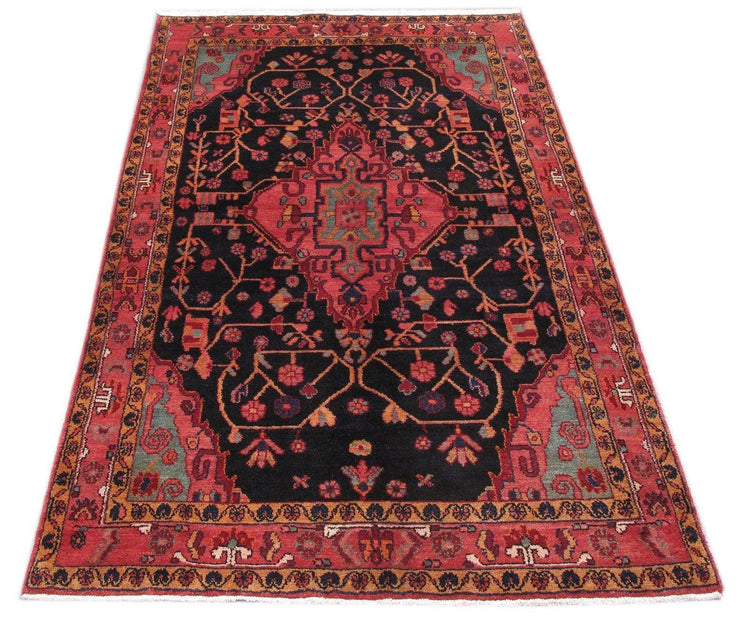 Luxurious 4x7 Authentic Hand-knotted Persian Hamadan Rug - Iran - bestrugplace