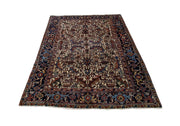 7' x 9' Navy Blue Persian Heriz Rug