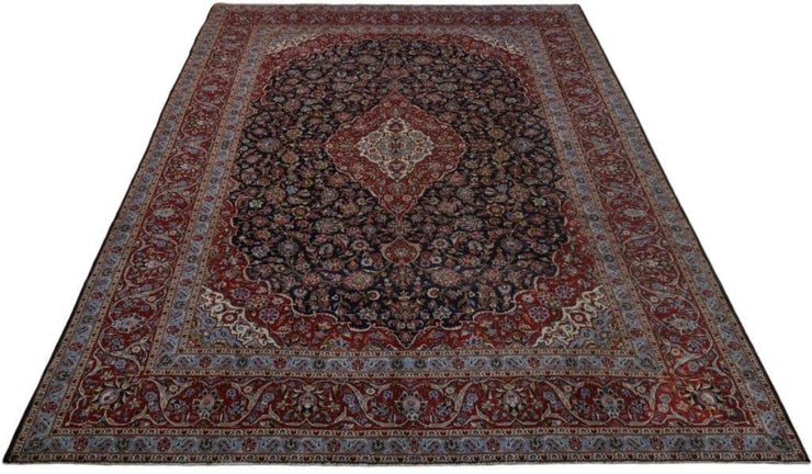 10x14 Authentic Hand-knotted Persian Signed Kashan Rug - Iran - bestrugplace